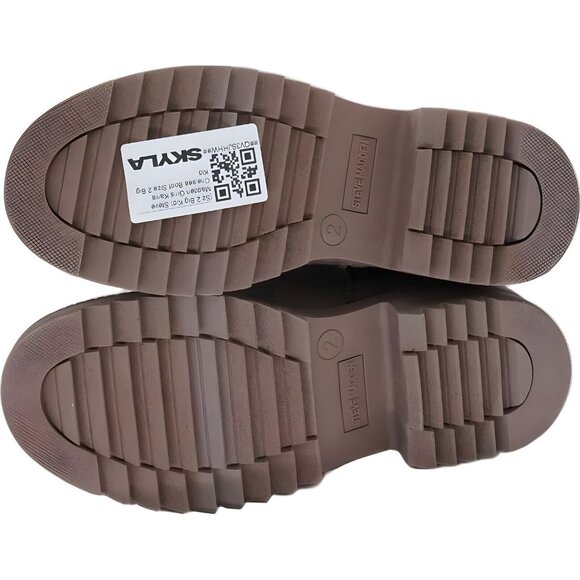 Steve Madden Kids Karra Chelsea Boot Gray Size 2 Big Kid - Picture 6 of 6